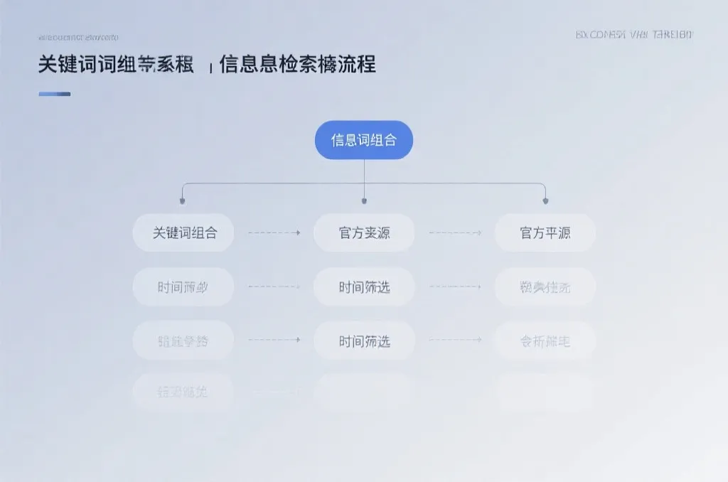 围绕世界杯直播平台搜索的关键词组合与信息筛选流程图